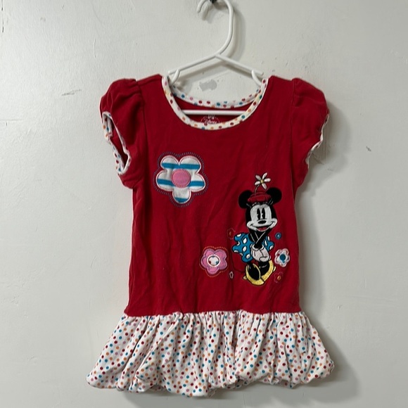 Disney Red Minnie Mouse Short Sleeve Tee vintage 90’s - Picture 1 of 2
